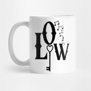 Low key Typographic Mug